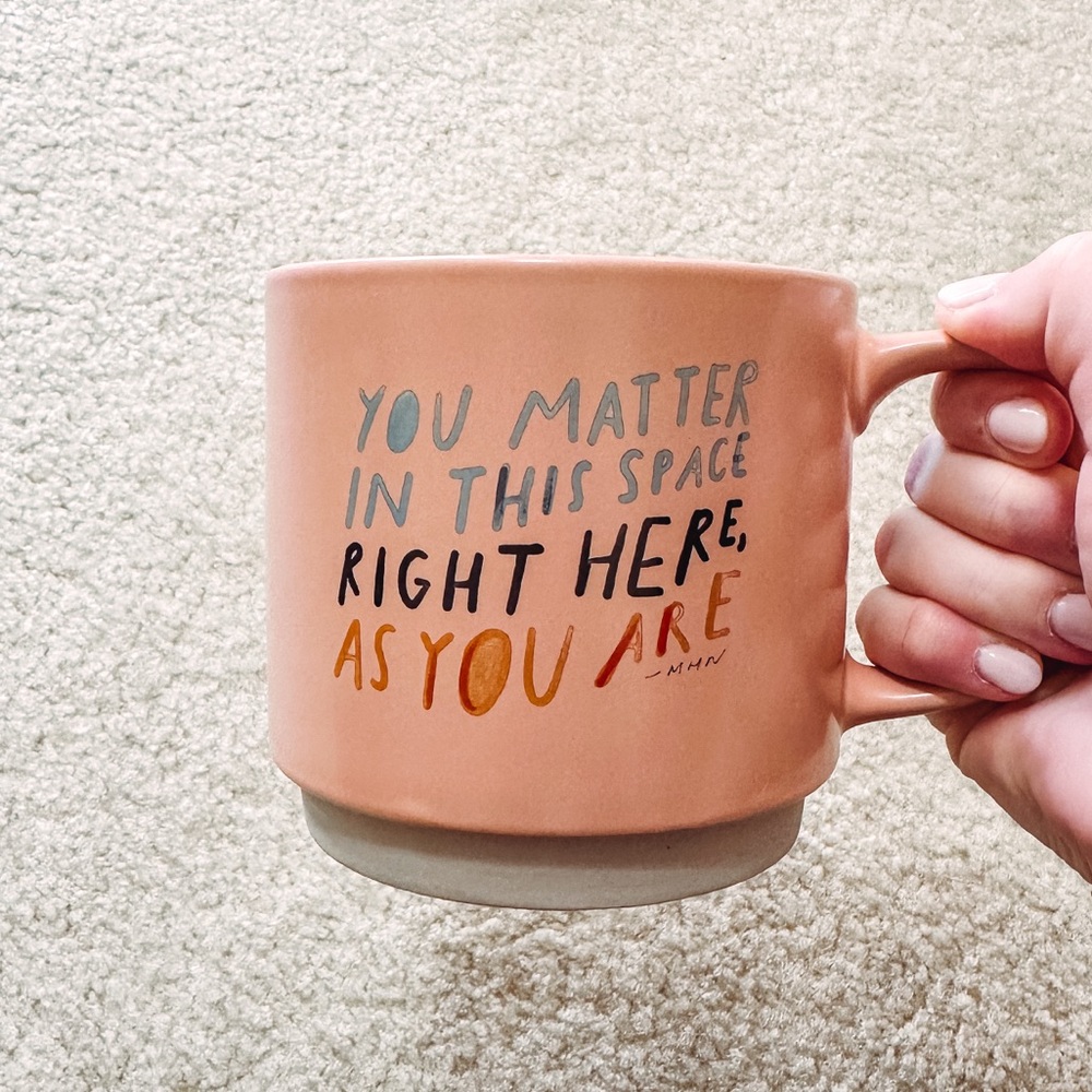 Morgan Harper Nichols x Fringe Coffee Mug Pink